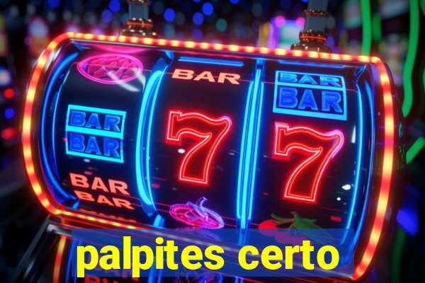 palpites certo